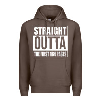 Coffee Straight Outta The First 164 Pages Premium Hoodie - linhVisuals