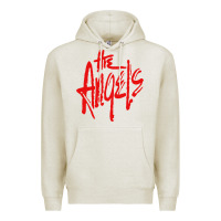 Oatmeal Heather The Angels Premium Hoodie - linhVisuals