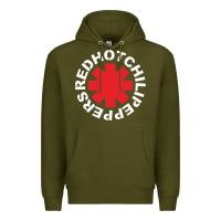 Army Green the white hot peppers Premium Hoodie - linhVisuals