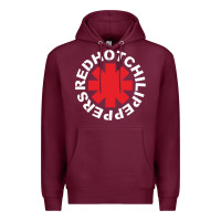 Burgundy the white hot peppers Premium Hoodie - linhVisuals
