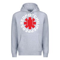 Heather Grey the white hot peppers Premium Hoodie - linhVisuals