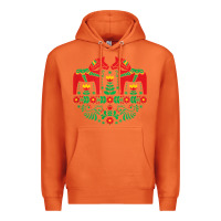 Carrot swedish dala horse folk art t shirt Premium Hoodie - linhVisuals