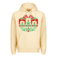 Pina Colada swedish dala horse folk art t shirt Premium Hoodie - linhVisuals