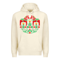 Sandshell swedish dala horse folk art t shirt Premium Hoodie - linhVisuals