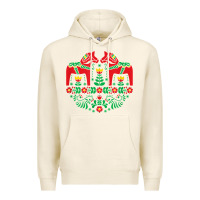 Tofu swedish dala horse folk art t shirt Premium Hoodie - linhVisuals