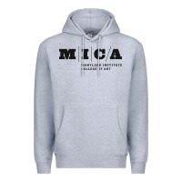 Heather Grey Maryland Institute College of Art Premium Hoodie - linhVisuals