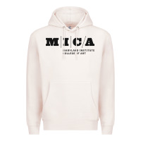 Pale Pink Maryland Institute College of Art Premium Hoodie - linhVisuals