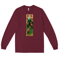 Burgundy dinosaur parasaurolophus pen wrap Long Sleeve Tee - Artiststas