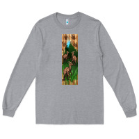 Heather Grey dinosaur parasaurolophus pen wrap Long Sleeve Tee - Artiststas