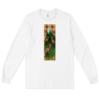 White dinosaur parasaurolophus pen wrap Long Sleeve Tee - Artiststas