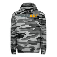 Slate Camo Massachusetts College of Art and Design Premium Hoodie - linhVisuals
