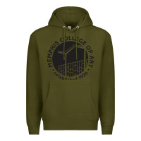 Army Green Memphis College of Art Premium Hoodie - linhVisuals