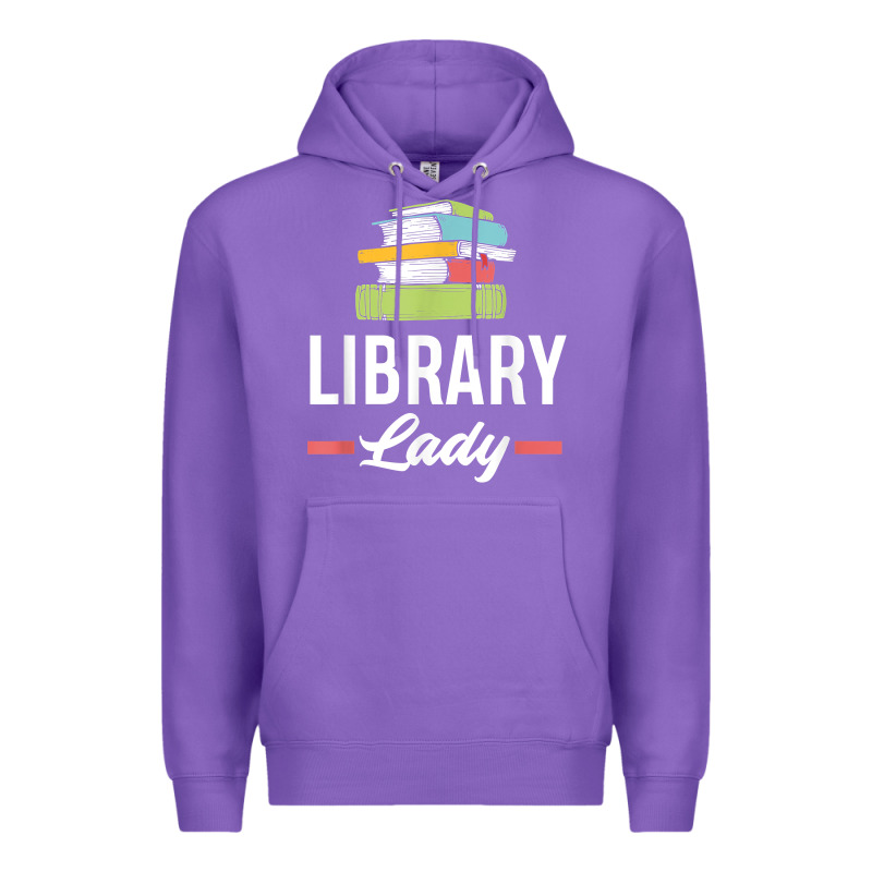 Womens Funny Library Lady Librarian Library Assistant T Shirt Premium Hoodie by linhVisuals | Teevron