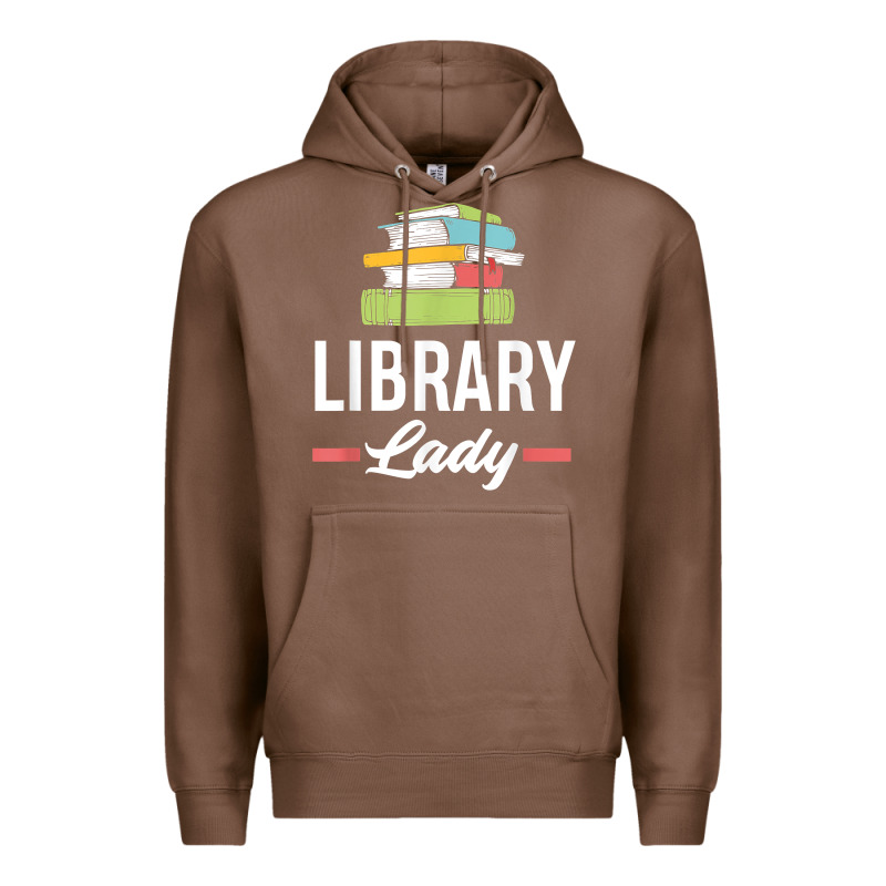 Womens Funny Library Lady Librarian Library Assistant T Shirt Premium Hoodie by linhVisuals | Teevron