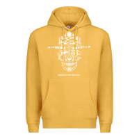 Mustard national park service, skull animals hiking camping eliments t shirt Premium Hoodie - linhVisuals