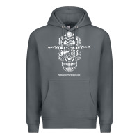 National Park Service, Skull Animals Hiking Camping Eliments T Shirt Premium Hoodie | Teevron