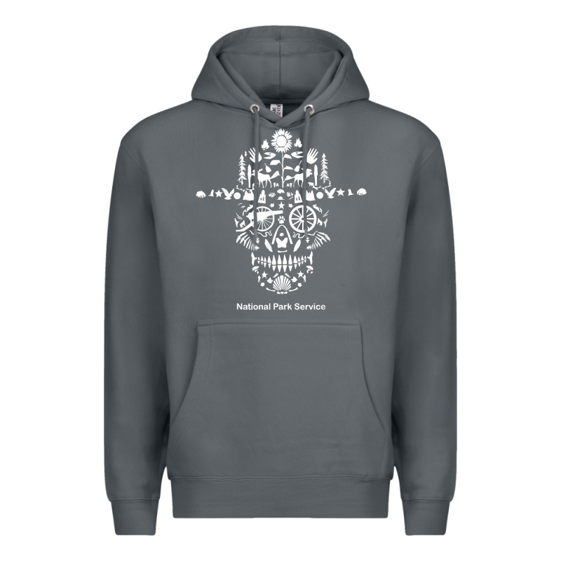 National Park Service, Skull Animals Hiking Camping Eliments T Shirt Premium Hoodie by linhVisuals | Teevron