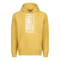 Antique Gold violates community standards apparel community t shirt Premium Hoodie - linhVisuals