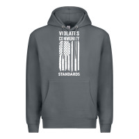 Rock violates community standards apparel community t shirt Premium Hoodie - linhVisuals