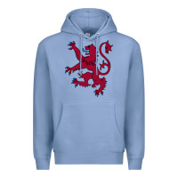 Colony Blue lion rampant of scotland, royal banner, royal arms, scottish pride Premium Hoodie - linhVisuals