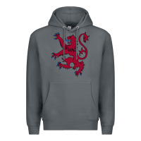 Rock lion rampant of scotland, royal banner, royal arms, scottish pride Premium Hoodie - linhVisuals