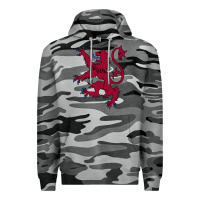 Slate Camo lion rampant of scotland, royal banner, royal arms, scottish pride Premium Hoodie - linhVisuals