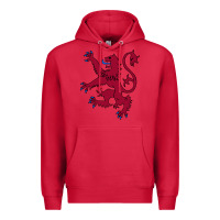 Lion Rampant Of Scotland, Royal Banner, Royal Arms, Scottish Pride Premium Hoodie | Teevron