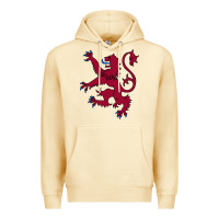Pina Colada lion rampant of scotland, royal banner, royal arms, scottish pride Premium Hoodie - linhVisuals