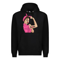 Black believe cancer awareness women gift Premium Hoodie - linhVisuals