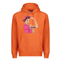 Carrot believe cancer awareness women gift Premium Hoodie - linhVisuals