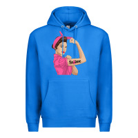 True Royal believe cancer awareness women gift Premium Hoodie - linhVisuals