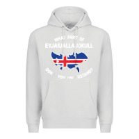 Dove Grey what part of eyjafjallajökull don't you understand raglan baseball te Premium Hoodie - linhVisuals