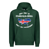 Sports Green what part of eyjafjallajökull don't you understand raglan baseball te Premium Hoodie - linhVisuals