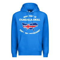 True Royal what part of eyjafjallajökull don't you understand raglan baseball te Premium Hoodie - linhVisuals