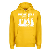 Lemon we're here for the foursome funny sarcasm golf lover golfer t shirt Premium Hoodie - linhVisuals