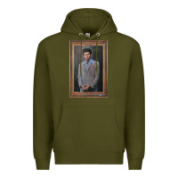 Army Green seinfeld the kramer portrait t shirt Premium Hoodie - linhVisuals