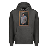 Charcoal Heather seinfeld the kramer portrait t shirt Premium Hoodie - linhVisuals