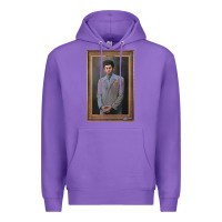 Purple seinfeld the kramer portrait t shirt Premium Hoodie - linhVisuals