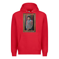 Red seinfeld the kramer portrait t shirt Premium Hoodie - linhVisuals
