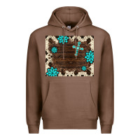 Chestnut gemstone cross mousepad Premium Hoodie - BarkalooDesign
