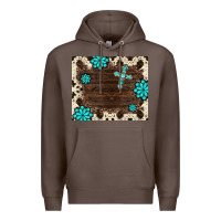 Coffee gemstone cross mousepad Premium Hoodie - BarkalooDesign