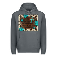 Rock gemstone cross mousepad Premium Hoodie - BarkalooDesign