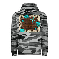 Slate Camo gemstone cross mousepad Premium Hoodie - BarkalooDesign