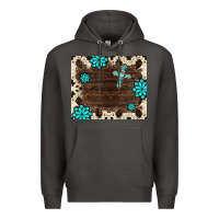 Smoke gemstone cross mousepad Premium Hoodie - BarkalooDesign