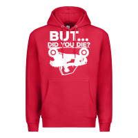Cardinal mens but did you die atv four wheeler funny quad biker rider t shirt Premium Hoodie - linhVisuals