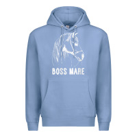 Colony Blue womens boss mare horseback riding equestrians men horse women gift v n Premium Hoodie - linhVisuals