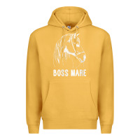 Mustard womens boss mare horseback riding equestrians men horse women gift v n Premium Hoodie - linhVisuals