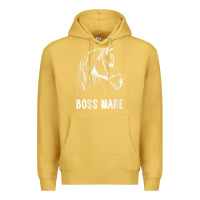 Antique Gold womens boss mare horseback riding equestrians men horse women gift v n Premium Hoodie - linhVisuals