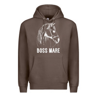 Coffee womens boss mare horseback riding equestrians men horse women gift v n Premium Hoodie - linhVisuals