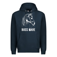 Navy womens boss mare horseback riding equestrians men horse women gift v n Premium Hoodie - linhVisuals